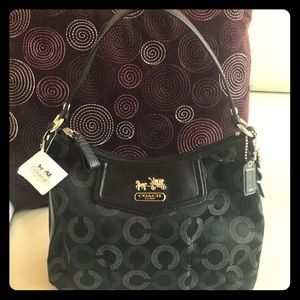Black signature Coach purse